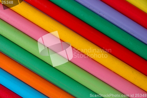Image of Colored Pencils Background
