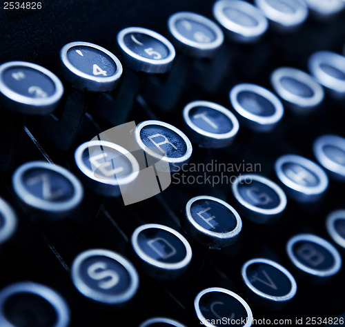 Image of Typewriter keyboard