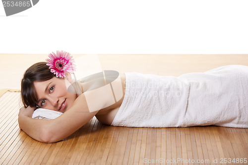 Image of Girl on a Spa