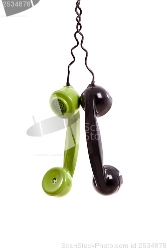 Image of Vintage phones headsets