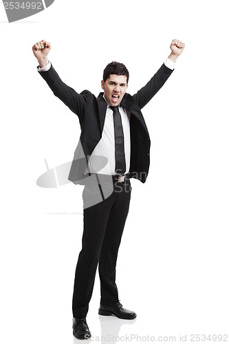 Image of Happy businessman