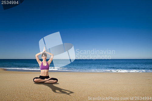 Image of Yoga in the beach