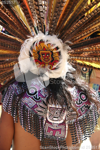 Image of Indian feathers and costume, Mexico