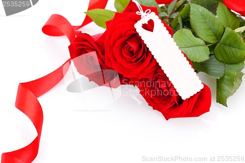 Image of Valentines gift of beautiful red roses