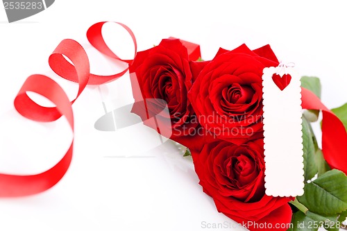 Image of Valentines gift of beautiful red roses