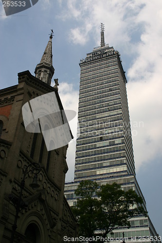 Image of Old and new, reaching for the sky