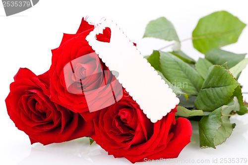 Image of Valentines gift of beautiful red roses