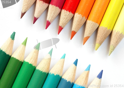 Image of Colored Pencils Macro