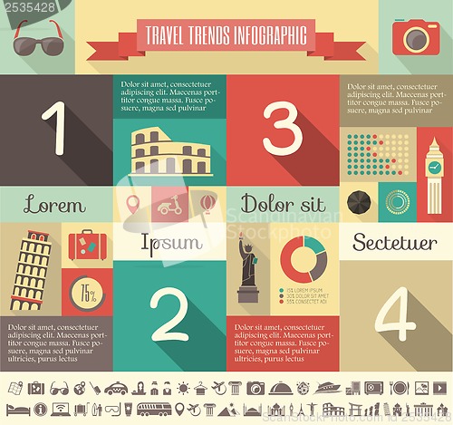 Image of Travel Infographic Template.