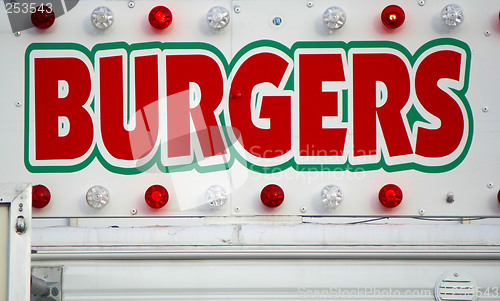 Image of BURGERS Sign