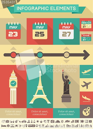 Image of Travel Infographic Template.