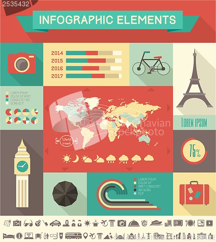 Image of Travel Infographic Template.