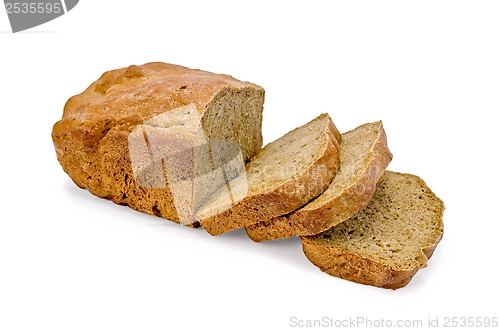 Image of Rye homemade bread sliced