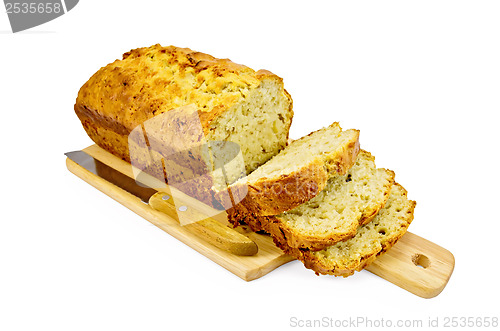 Image of Fruitcake on a wooden board