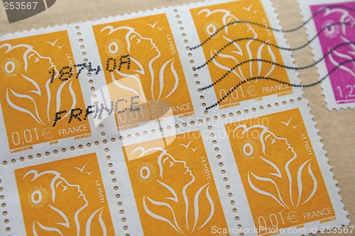 Image of French stamps