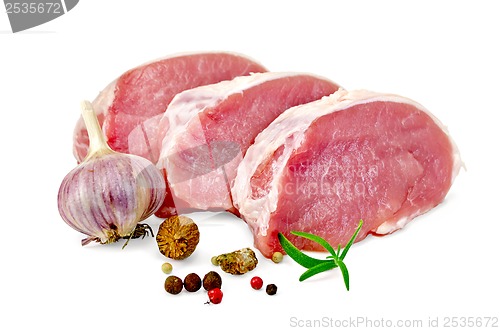 Image of Meat pork slices with spices