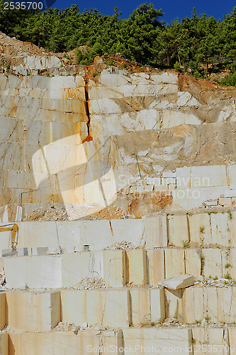 Image of Thassos white marble quarry