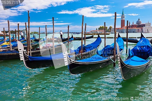 Image of Gondolas in Venice