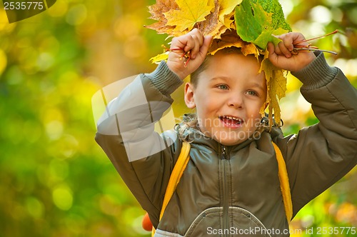 Image of autumn baby boy