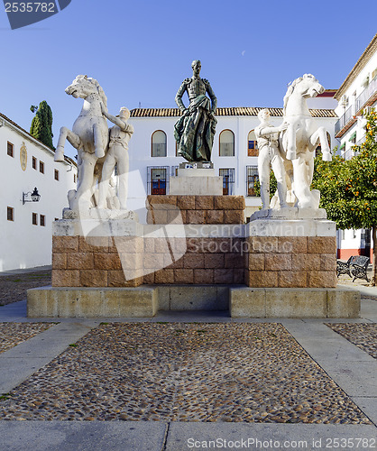 Image of bullfighter Manuel Rodriguez Sanchez, known as Manolete