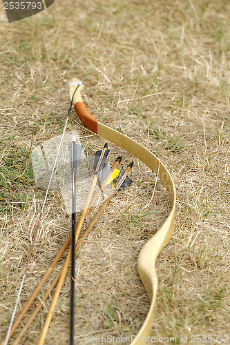 Image of bow and arrows