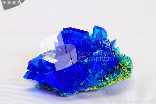 Image of Crystals of blue vitriol - Copper sulfate