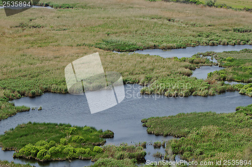 Image of small lakes in the reeds