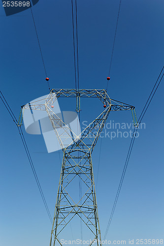 Image of Detail of electricity pylon