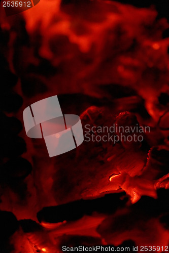 Image of glowing embers