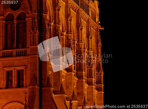 Image of Budapest Parliament building (detail)