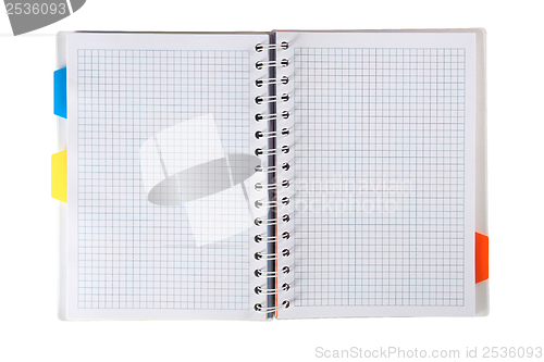 Image of Open notebook