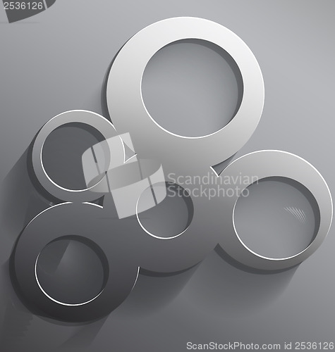 Image of Round 3d steel frame