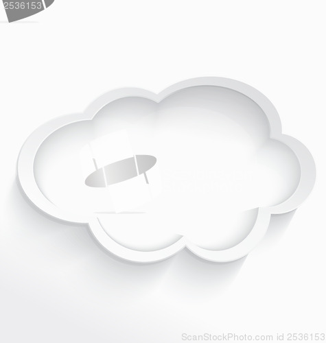 Image of Cloud computing frame