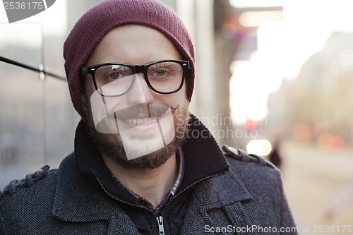 Image of Young man in glasses