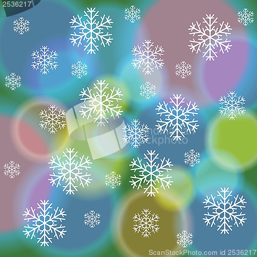 Image of abstract snow background