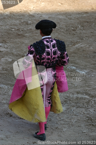 Image of Bullfighter in pink