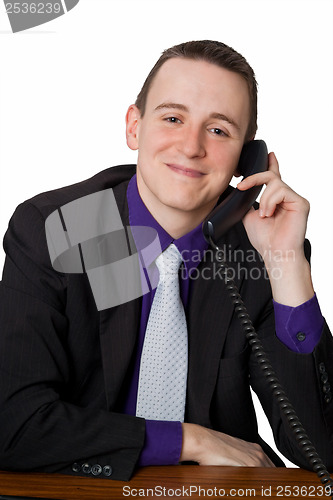 Image of Friendly businessman
