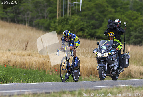 Image of The Cyclist Alberto Contador