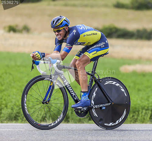 Image of The Cyclist Alberto Contador