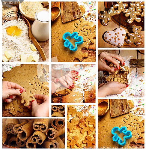 Image of Preparing Gingerbread Cookies