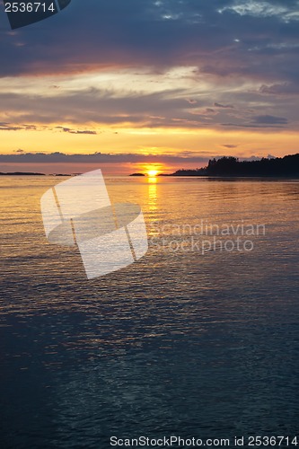 Image of Sea sunset