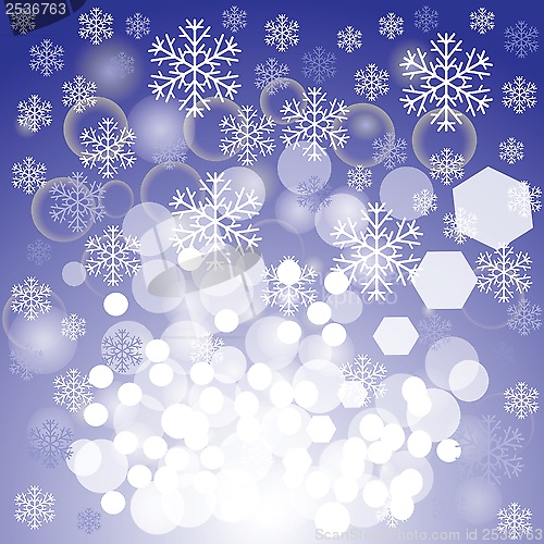 Image of blue xmas background