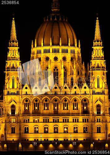 Image of Budapest Parliament building (detail)
