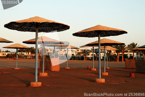 Image of Beach parasols - Egypt