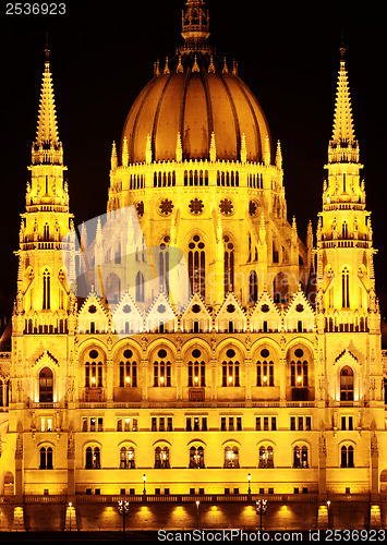 Image of Budapest Parliament building (detail)