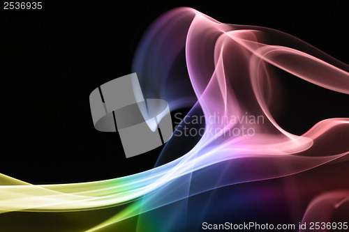 Image of Multicolored smoke