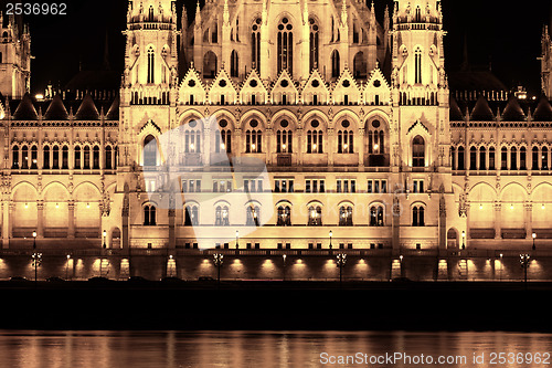 Image of Budapest Parliament building (detail)