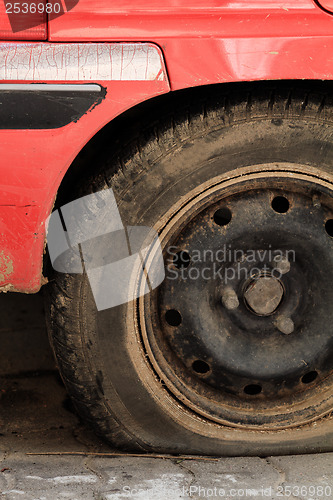 Image of Flat tire