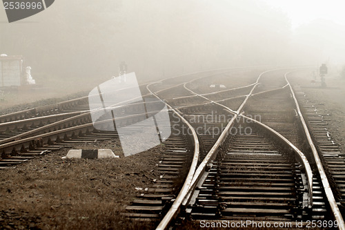 Image of Railway in fog