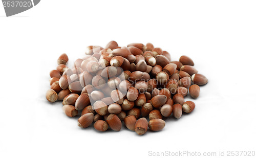 Image of Tasty hazelnuts, close up